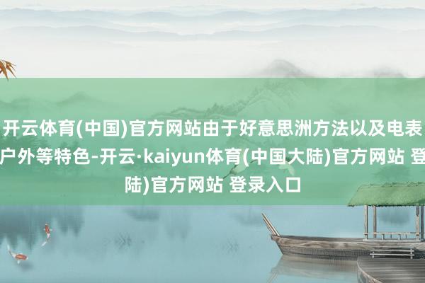 开云体育(中国)官方网站由于好意思洲方法以及电表摈弃在户外等特色-开云·kaiyun体育(中国大陆)官方网站 登录入口